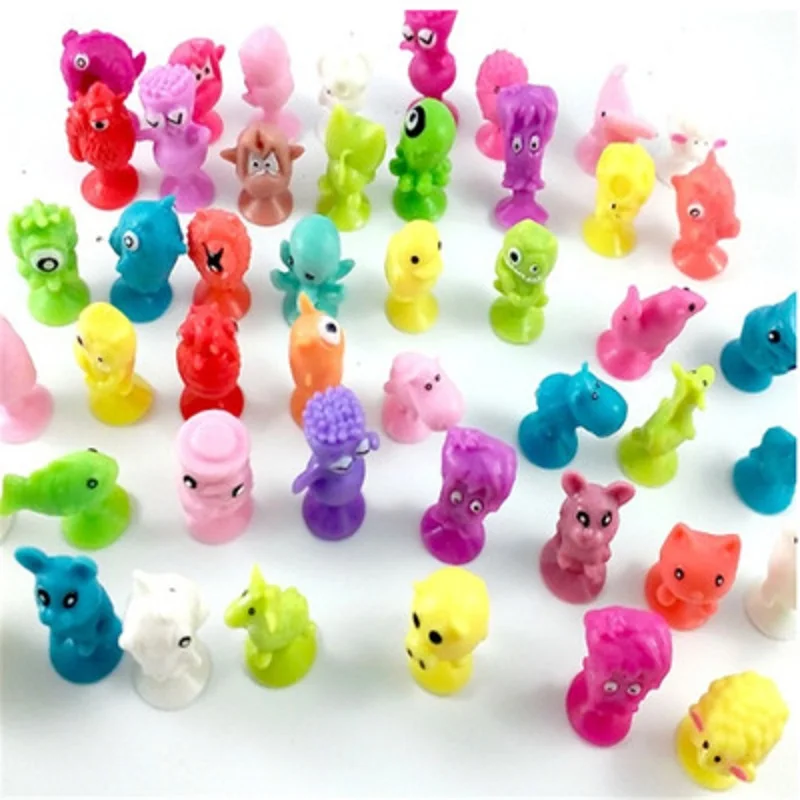 25-100 шт. Экономный мини-фигурка lidl, игрушка на присоске, Stikeez, детские мини-капсулы, игрушки, отправка в случайном порядке, подарки для детей