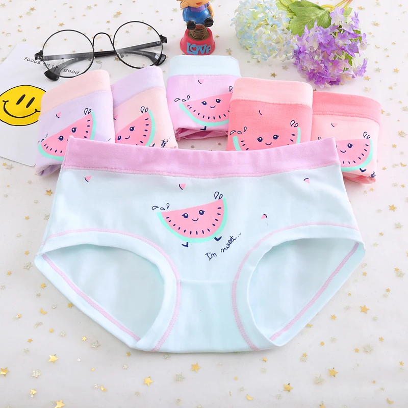 4pcs/lot Children Underwear New Girl Boxer Cotton 2-16 Year Kids Baby Cartoon Panties Big Girl Underwear Bragas Calcinhas