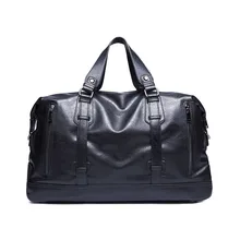 Модные мужские дорожные сумки ручной Багаж водонепроницаемые спортивные сумки для путешествий Большая вместительная сумка выходные сумки вместительная кожаная сумка