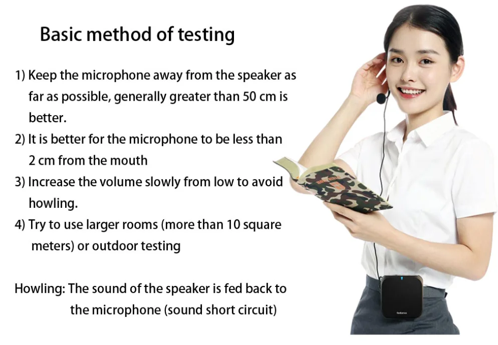 wireless headphones with mic Rolton K400 Portable Voice Amplifier Megaphone Booster with Wired Microphone Loudspeaker  Speaker  FM Radio MP3 Teacher Training best usb microphone