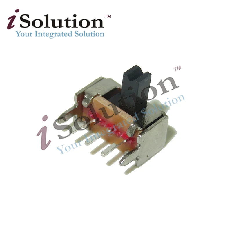 

50PCS/Lot 3 Pin PCB 2 Position 1P2T SPDT Miniature Slide Switch Side Knob SK12D07VG4