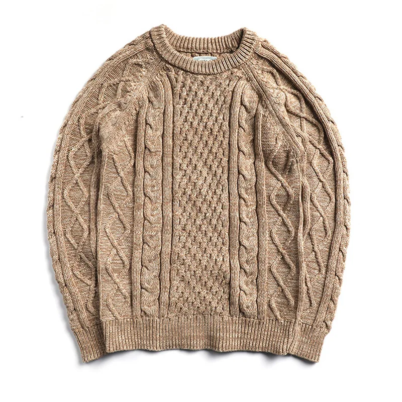 

MY-0007 Read Description ! Asian size long-sleeve jumper mans 100% cotton autumn winter classic jumper