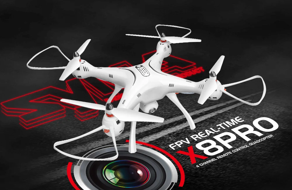 Новое поступление SYMA X8PRO gps Радиоуправляемый Дрон с Wifi камерой HD FPV Дроны для селфи 2,4G 4CH Профессиональный Квадрокоптер вертолет в реальном