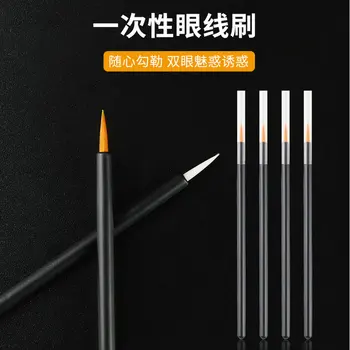

10pcs Fiber Eyeliner Disposable Nylon Eyeliner Single Small Makeup Eyeliner Brush Portable Beauty Concealer