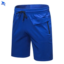 Быстросохнущая мужские беговые шорты с карманами на молнии тренировки Бодибилдинг шорты для спортивного зала, Спорт Бег Теннис тренировочные шорты Фитнес одежда