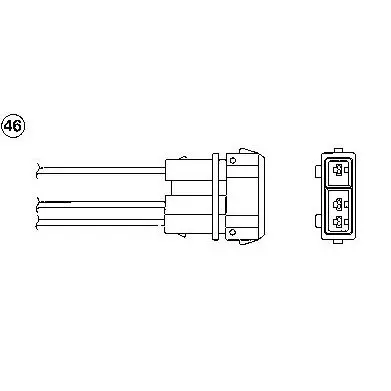 Лямбда-зонд OZA721-EE29 NGK 93211