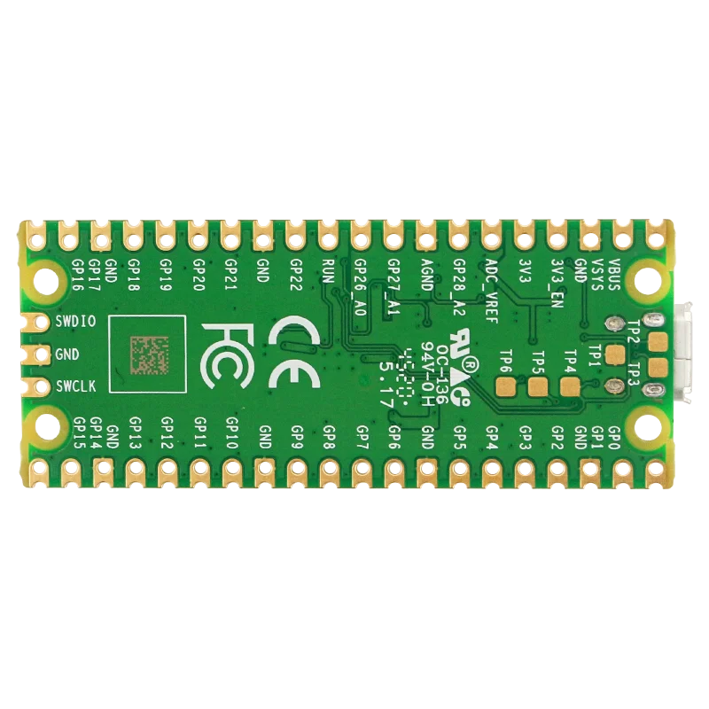 Placa de Desenvolvimento Baixo-custo de Alta Placa de Microcontrolador Cortex-m0 + Processador de Braço Raspberry Pico Performance Rp2040 Duplo-núcleo pi um - Imagem 3