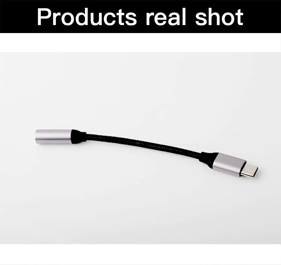 !ACCEZZ USB Type-C Male to 3.5mm Jack Earphone Adapter Calling Listening Aux Audio Cable For Xiaomi Mi 6 8 Huawei P20 Lite Mate 20 Nexus (10)