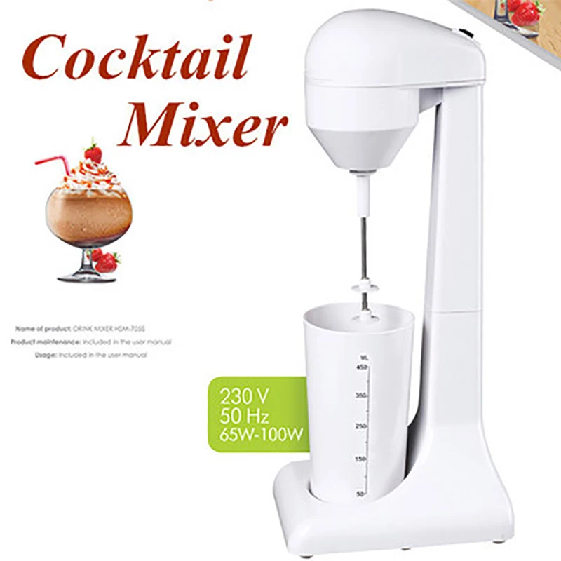 Milk Frother 220V Electric Milk Frother Portable Milk Foamer Multifunctional Food Mixer Cappuccino Blender Mixing Milkshake Foam Maker