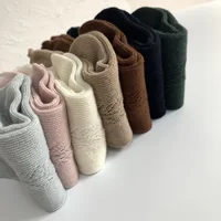 Baby Socks Knee High Long Infant Cotton Linen Sock Hollow Girls Boy Spring Summer Leg Warmer Children Princess Kids Sockken 3