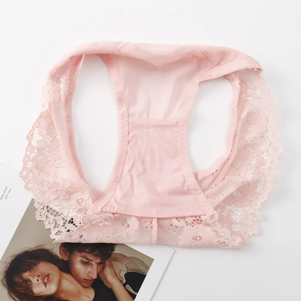 Women's underwear sexy lace high elastic ice silk underwear underwear women's breathable ladies waist underwear underwear 20N5 (8)