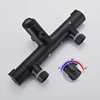 Thermostatic Shower Faucet Set Bathroom Faucet Matte Black Bathroom Mixers Taps Thermostatic Wall Mounted Bathtub Faucet 3