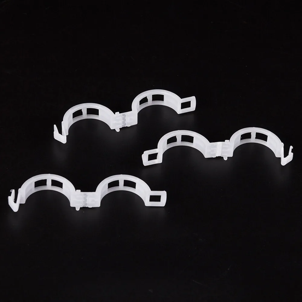100pcs Reusable 25mm Plastic Plant Support Clips clamps For Plants Hanging Vine Garden Greenhouse Vegetables Tomatoes Clips #M