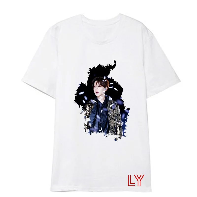 Новая kpop Bangtan concert love yourself модная футболка с короткими рукавами и принтом