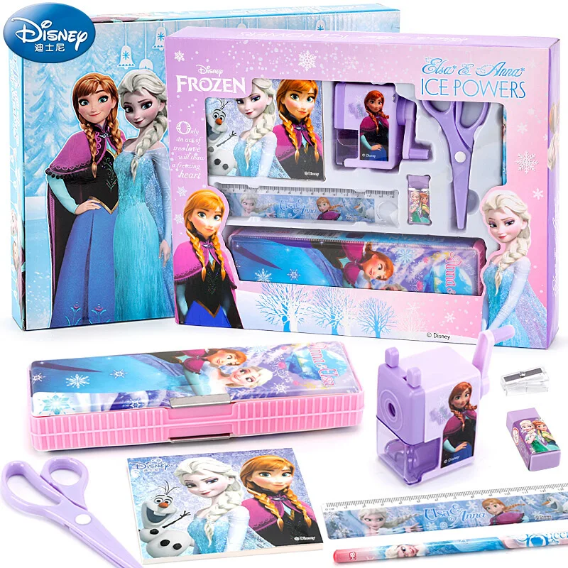 Kids Girls Disney Frozen  Filled Pencil Case Stationery Gift  School 