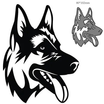 

Metal cutting dies cut die mold Animal dog decoration Scrapbook paper craft knife mould blade punch stencils
