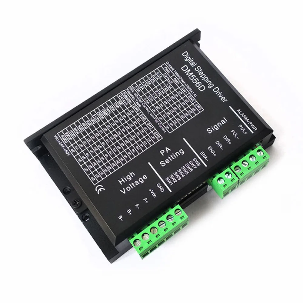 Двухфазный шаговый двигатель DM556D драйвер максимальное напряжение драйвера 200 А