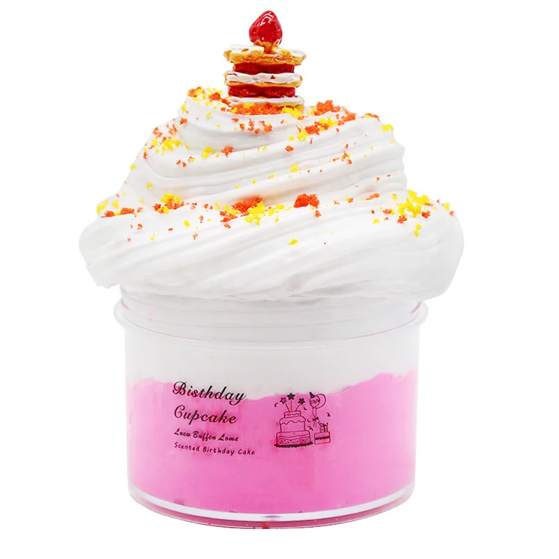 200 мл пушистый слизь торт супер мягкий эластичный и не липкий DIY шлама игрушка