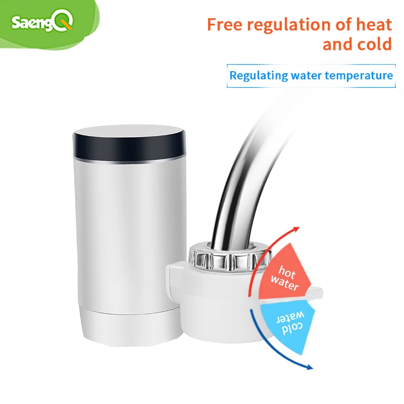Проточный Электрический водонагреватель saengQ для кухни с функциями мгновенный нагрев воды, смеситель, без бака 5