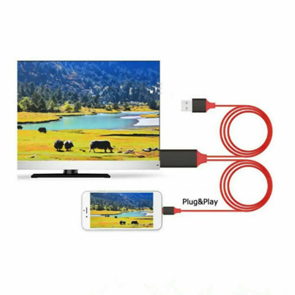 Micro USB к HDMI 1080P HD ТВ кабель адаптер Android Smart для Xiaomi Redmi Note 5 Pro samsung S7 микро зарядное устройство