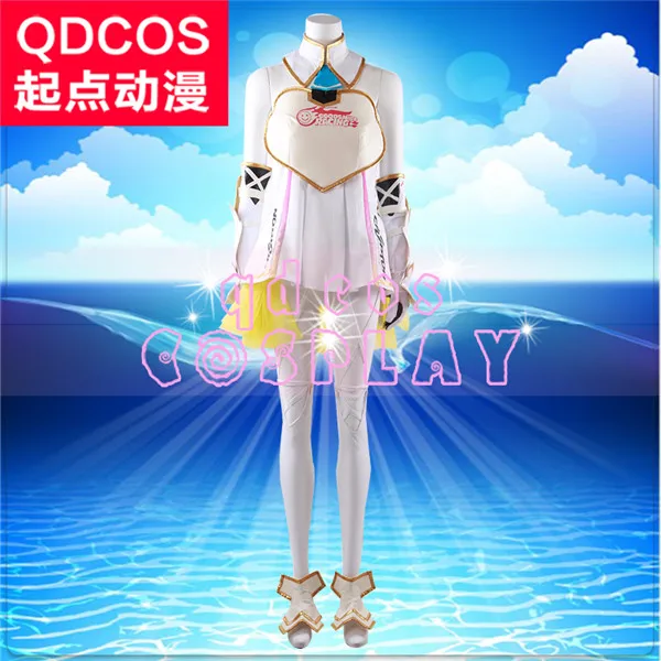 

Anime Cosplay Costume Vocaloid Racing GSC Girls Miku Halloween Uniform Dress full sets