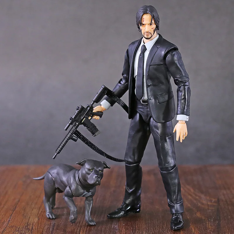 MAFEX 085 John Wick Chapter 2 Keanu Ривз ПВХ фигурка Коллекционная модель игрушки