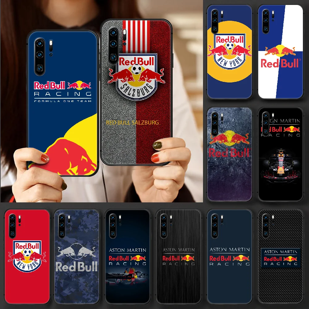 Быка известный Напиток Red чехол для телефона Huawei P Mate Смарт 10 20 30 40 Lite Z 2019 Pro Черный