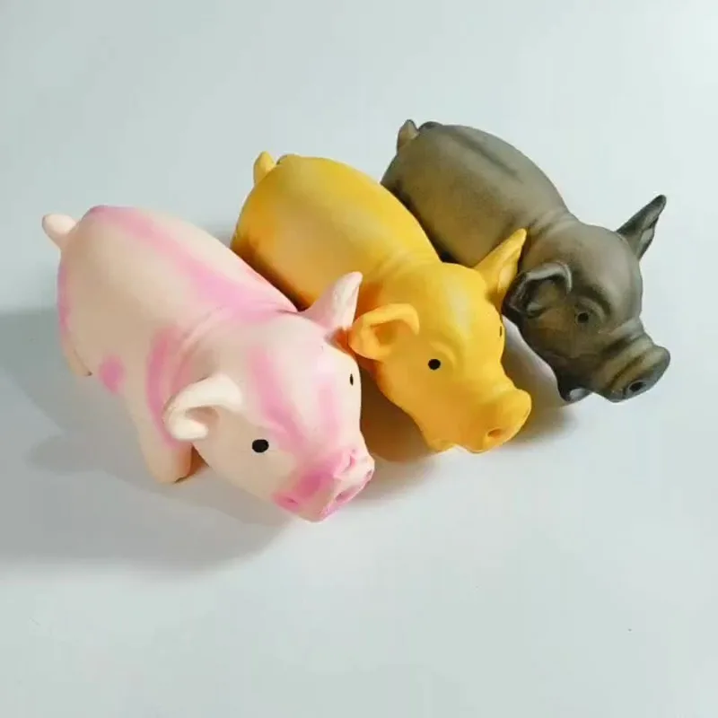 Dog Toy Rubber Latex Grunting Squeaky Pig Toys for Small Dogs Squeaking | Дом и сад