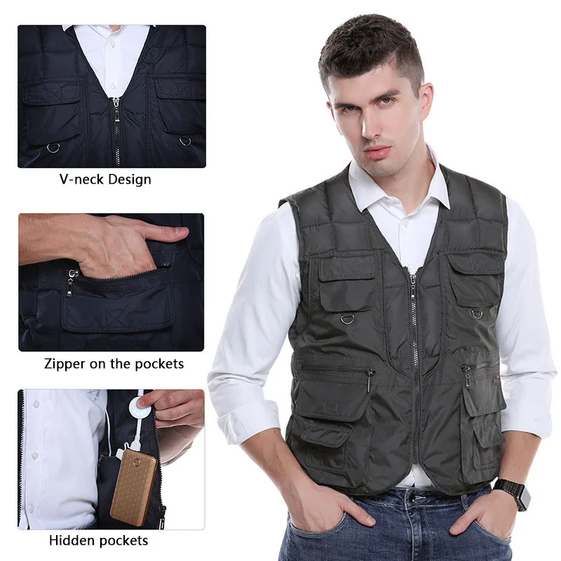  3 gear adjustment Electric Vest Heated Cloth Jacket USB Warm Up Heating Pad Body men Winter Warmer 