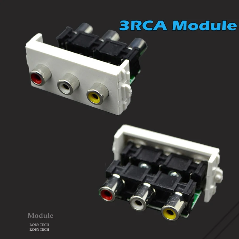 3 3RCA Connetors, настенная пластина, крышка розетки, настенное крепление, лицевая панель, разъем, порт для домашнего офиса, кабельная система