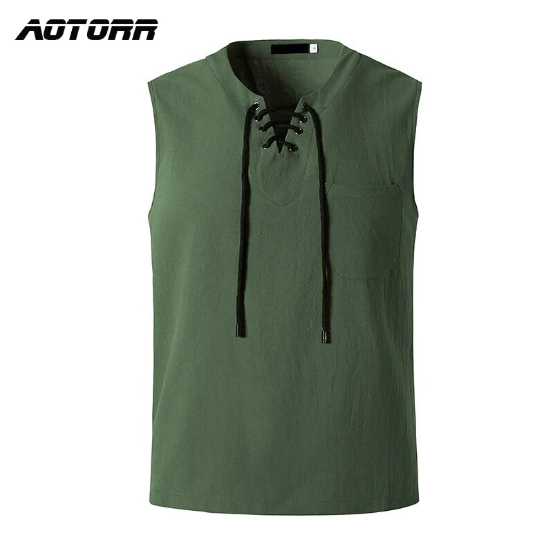 Camiseta sin mangas ajustada para hombre, ropa informal estilo Hip Hop elástico de entrenamiento