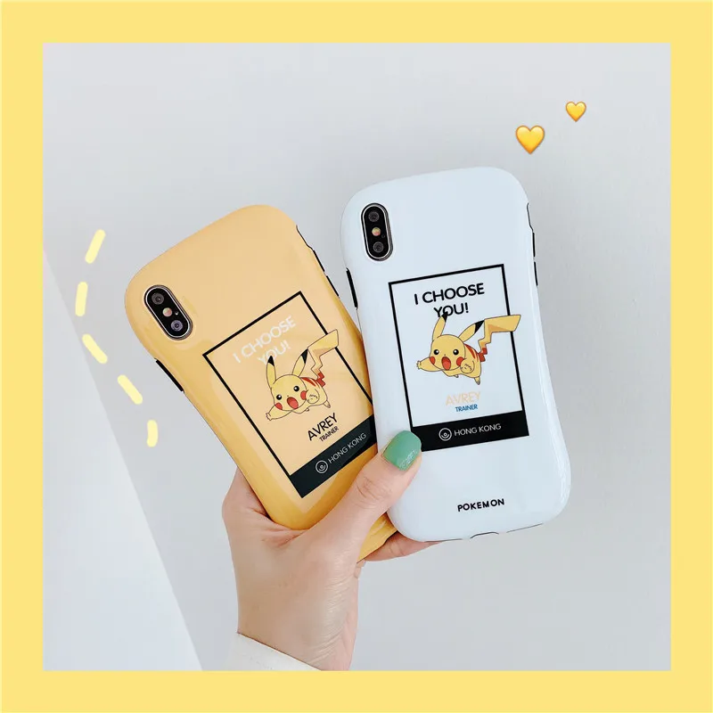 Cartoon Pikachu Creative iphonexs MAX Phone Case iPhone 8/7 Plus All Edges Included Shatter-resistant XR6 Applicable Women's