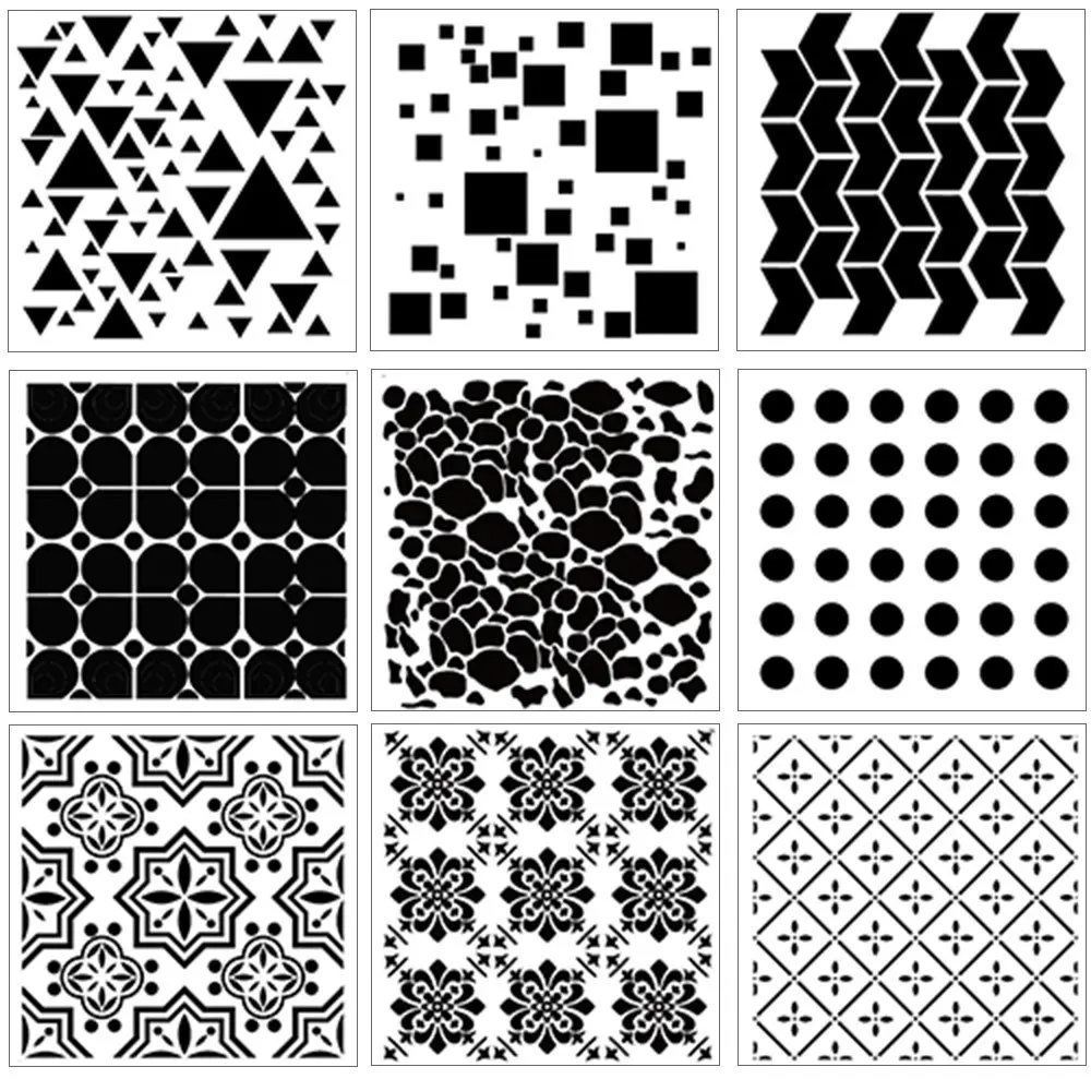 Craft Supplies & Tools Stencils Visual Arts Airbrush Stencils Craft