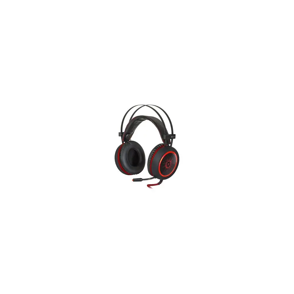 Наушники DeadFire G-530D черный+красный, кабель 2,2 м