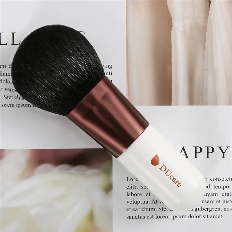 Makeup Brush Loose Powder Brush Single-Head Large Size Blush Brush Wood Handle Nylon Brush Makeup Tools Pincel Maquiagem