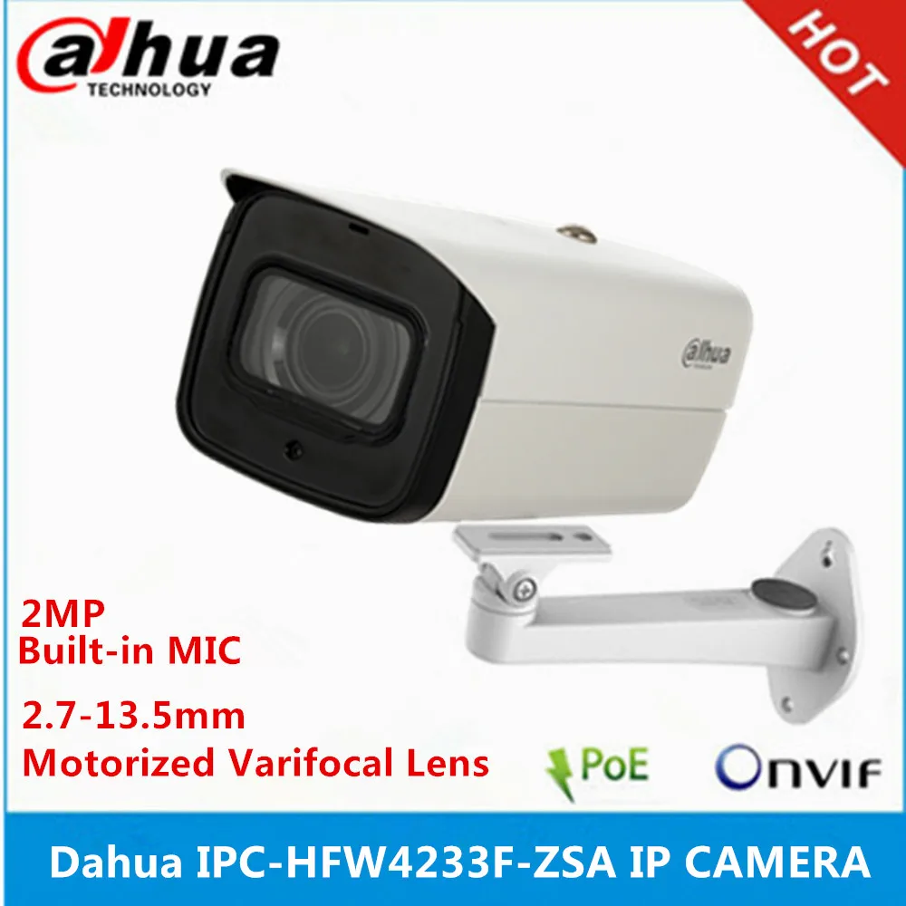 Dahua 8 шт. Встроенный микрофон 2 7 13 5 мм zoom lens 2MP Camera & IPC HFW4233F ZSA 8CH с 8POE портами NVR