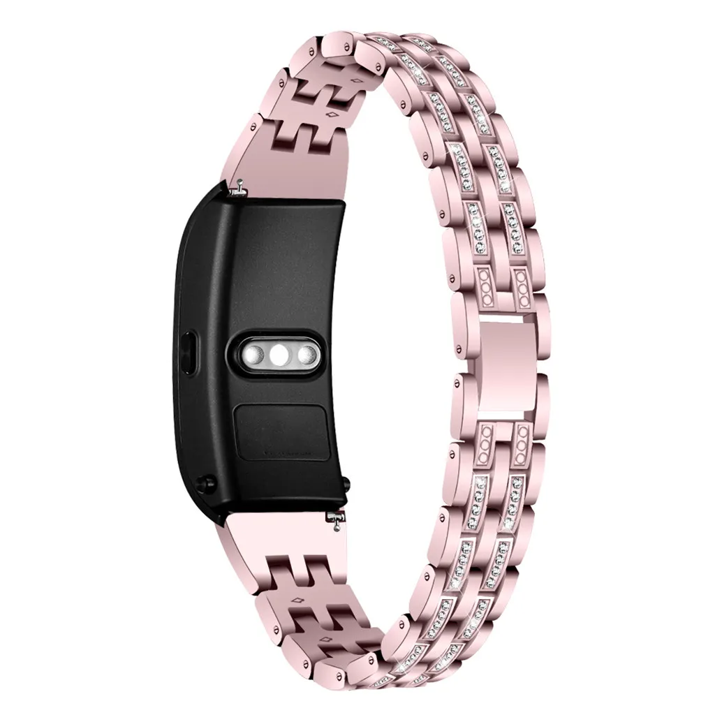

Fashion Luxury Watchbands For HUAWEI B5 Smart watch Replacement Hollow Rhinestone Metal Bracelet Strap Small Belt High-end Gifts