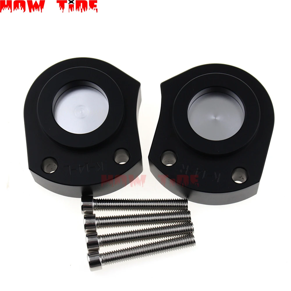 

For Kawasaki ZZR1400 ZZR ZX-14R ZX14R ZX 14R 2005-2019 Handlebar Clamp Cover Bar Riser Bracket Adapter