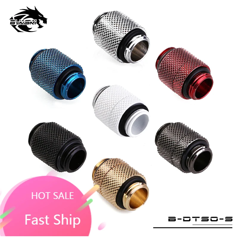 Bykski B-DTSO-SPC Accessories Connectors/Extender Rotary G1/4 Thread 360 Degree Rotary Dual MaleButt joint Fitting
