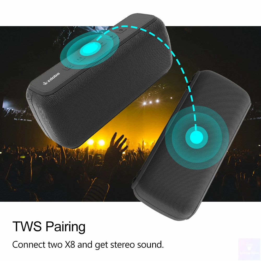 XDOBO X8 60W Portable Bluetooth Speakers with