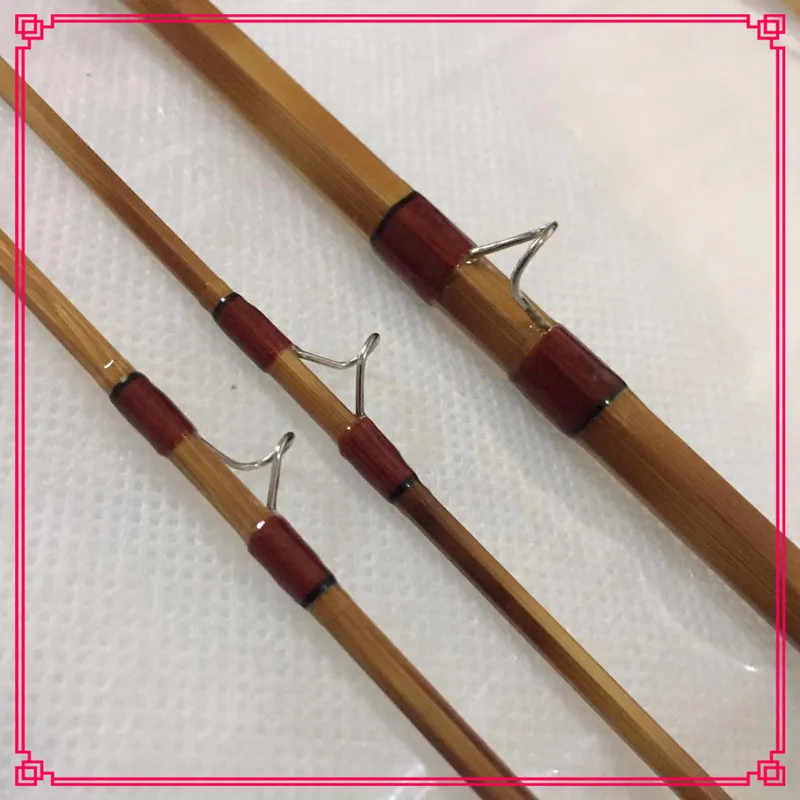 ZHUSRODS бамбуковая пламенная Удочка 7'" 5wt