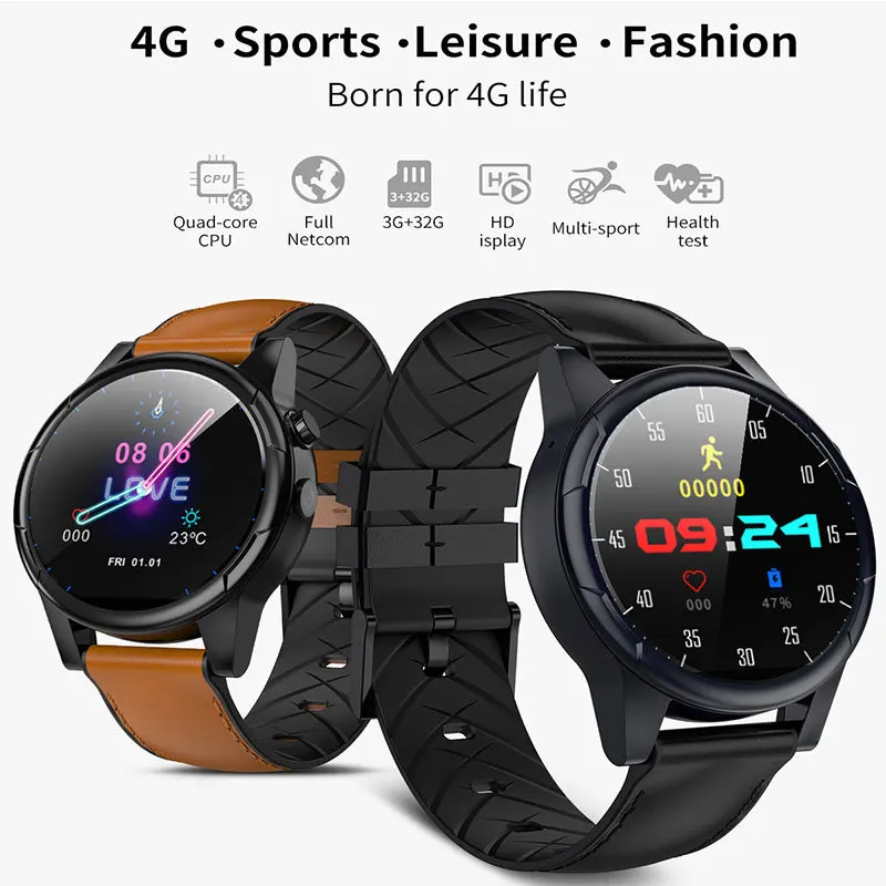 

Netcom 4G Art Watch Phone Heart Rate Full Netcom 4G Smart Phone Watch