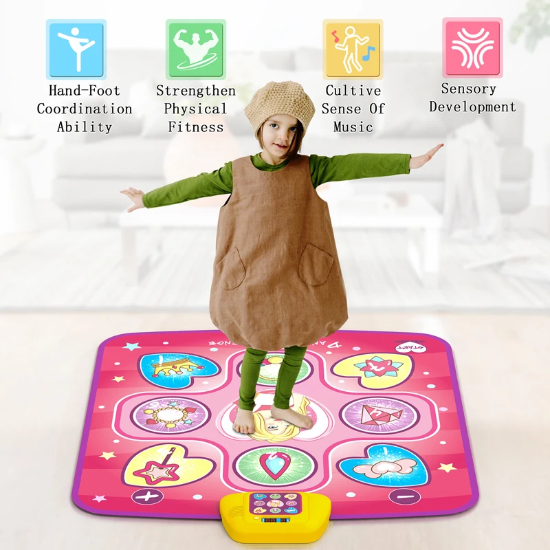 Tapis de danse musicale Parent Child Interaction Game Early Educational Toy  Gifts