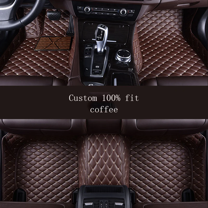 

HLFNTF Custom Auto car floor Foot mat For volvo xc90 s60 v40 s40 xc60 c30 s80 v50 xc70 waterproof car accessories styling