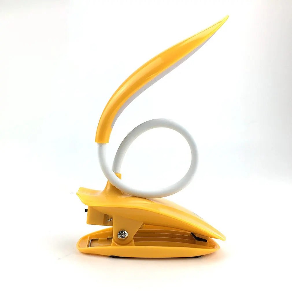 USB Bed Reading Book Night Light LED Table Lamp Students Reading Desk Clip Eye Care Protective Reading Clip Light Lamp