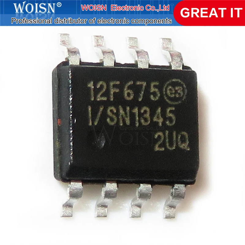 1 шт./лот PIC12F675-I/SN 12F675-I/SN PIC12F675 12F675 SOP-8 в наличии | Электронные компоненты и