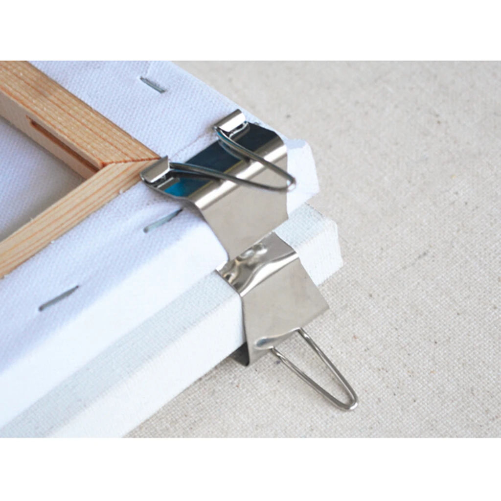 1x Heavy Duty Stainless Steel WET CANVAS CLIPS Hold 2 canvas face to face For Oil painting frame Art Supplies