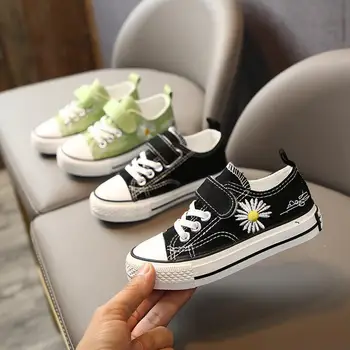

Spring Autumn Children Casual Running Shoes Girls Boys Sport Shoes Breathable Princess Sneakers Children Flower Canvas Shoes