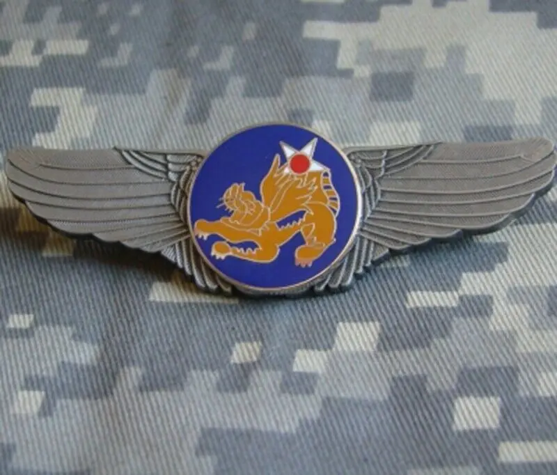 Нам 14th ВВС США четырнадцатой Air Force Военная Униформа Pilot Wing знака Insignia
