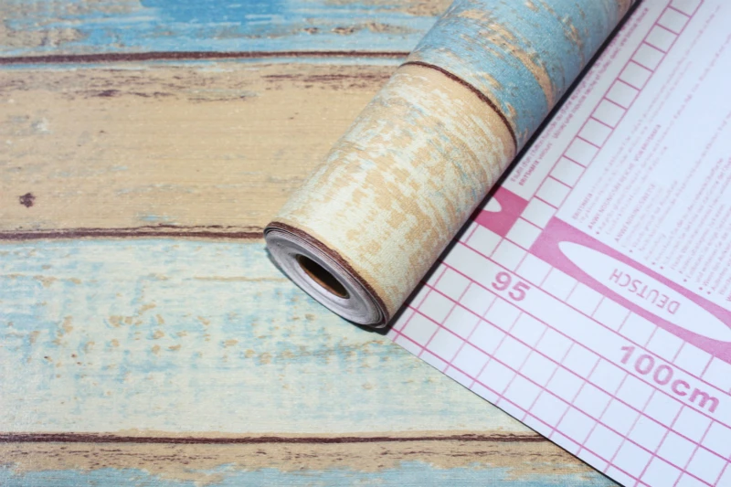 Vintage Wood 3D self adhesive Wallpaper for walls Rolls Mural Contact